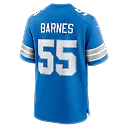 Zennovawear Derrick Barnes Detroit Lions Team Game Jersey - Blue