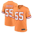 Zennovawear Derrick Brooks Tampa Bay Buccaneers Throwback Game Jersey - Orange