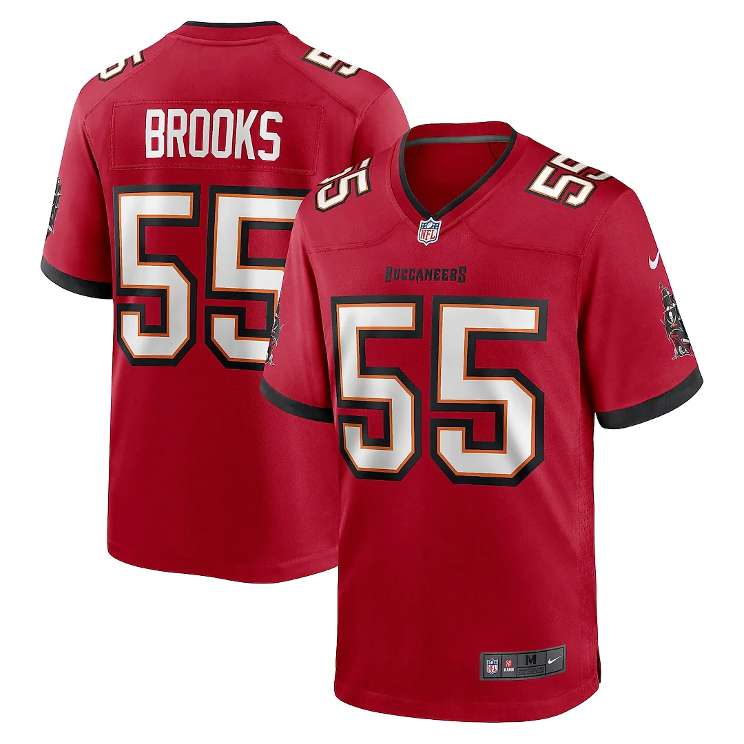 Zennovawear Derrick Brooks Tampa Bay Buccaneers Retired Player Game Jersey - Red
