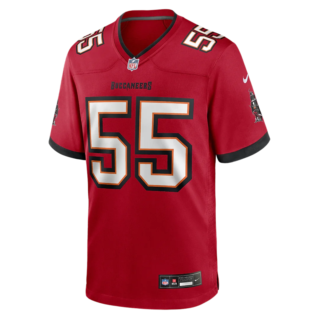Zennovawear Derrick Brooks Tampa Bay Buccaneers Game Retired Player Jersey - Red
