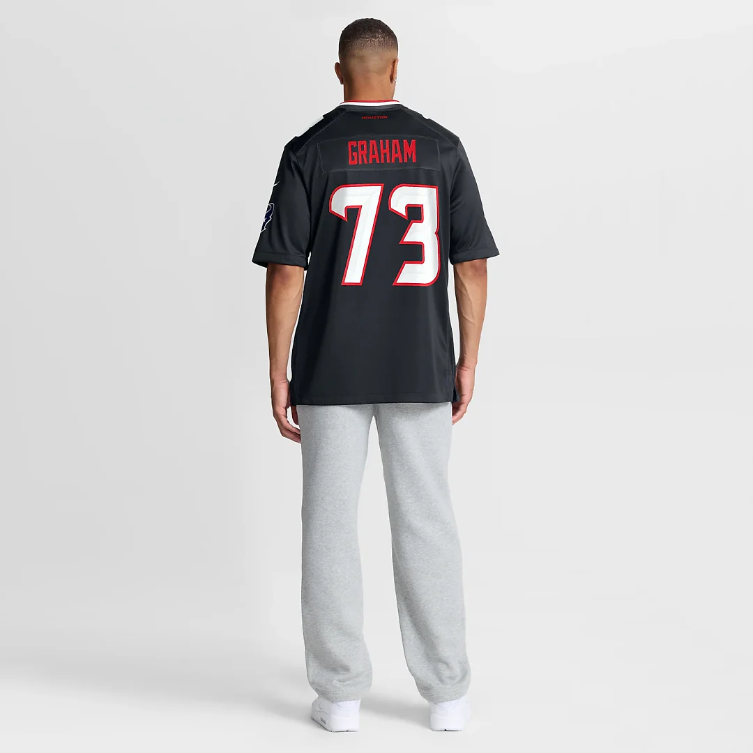 Zennovawear Derrick Graham Houston Texans Team Game Jersey - Navy