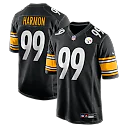 Zennovawear Derrick Harmon Pittsburgh Steelers Game Player Jersey - Black