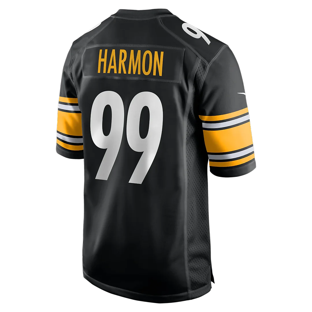 Zennovawear Derrick Harmon Pittsburgh Steelers Game Player Jersey - Black