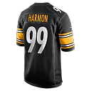 Zennovawear Derrick Harmon Pittsburgh Steelers Game Player Jersey - Black
