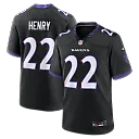 Zennovawear Derrick Henry Baltimore Ravens Alternate Game Jersey - Black