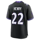 Zennovawear Derrick Henry Baltimore Ravens Alternate Game Jersey - Black