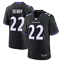Zennovawear Derrick Henry Baltimore Ravens Alternate Game Jersey - Black