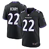 Zennovawear Derrick Henry Baltimore Ravens Alternate Game Jersey - Black