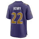Zennovawear Derrick Henry Baltimore Ravens Alternate Game Jersey - Purple