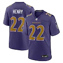 Zennovawear Derrick Henry Baltimore Ravens Alternate Game Jersey - Purple