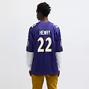 Zennovawear Derrick Henry Baltimore Ravens Game Player Jersey - Purple