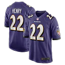 Zennovawear Derrick Henry Baltimore Ravens Game Player Jersey - Purple