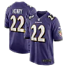Zennovawear Derrick Henry Baltimore Ravens Game Player Jersey - Purple