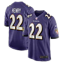 Zennovawear Derrick Henry Baltimore Ravens Game Player Jersey - Purple