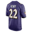 Zennovawear Derrick Henry Baltimore Ravens Game Player Jersey - Purple