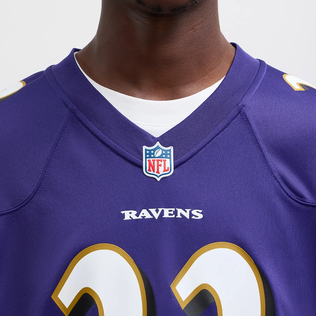 Zennovawear Derrick Henry Baltimore Ravens Game Player Jersey - Purple