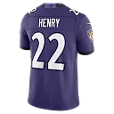 Zennovawear Derrick Henry Baltimore Ravens Team Vapor FUSE. Stitched Limited Jersey - Purple