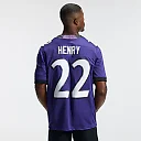 Zennovawear Derrick Henry Baltimore Ravens Team Vapor FUSE. Stitched Limited Jersey - Purple