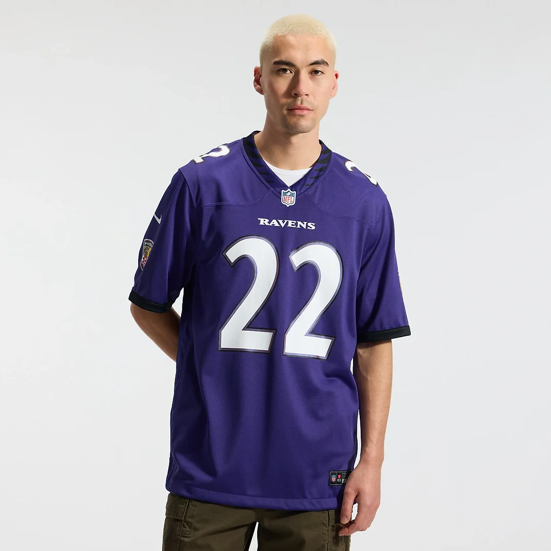 Zennovawear Derrick Henry Baltimore Ravens Team Game Jersey - Purple
