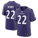Zennovawear Derrick Henry Baltimore Ravens Team Game Jersey - Purple
