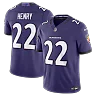 Zennovawear Derrick Henry Baltimore Ravens Team Vapor FUSE. Stitched Limited Jersey - Purple