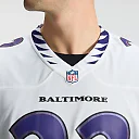 Zennovawear Derrick Henry Baltimore Ravens Game Jersey - White