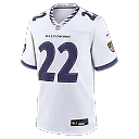 Zennovawear Derrick Henry Baltimore Ravens Game Jersey - White