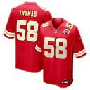 Zennovawear Derrick Thomas Kansas City Chiefs Game Retired Player Jersey - Red