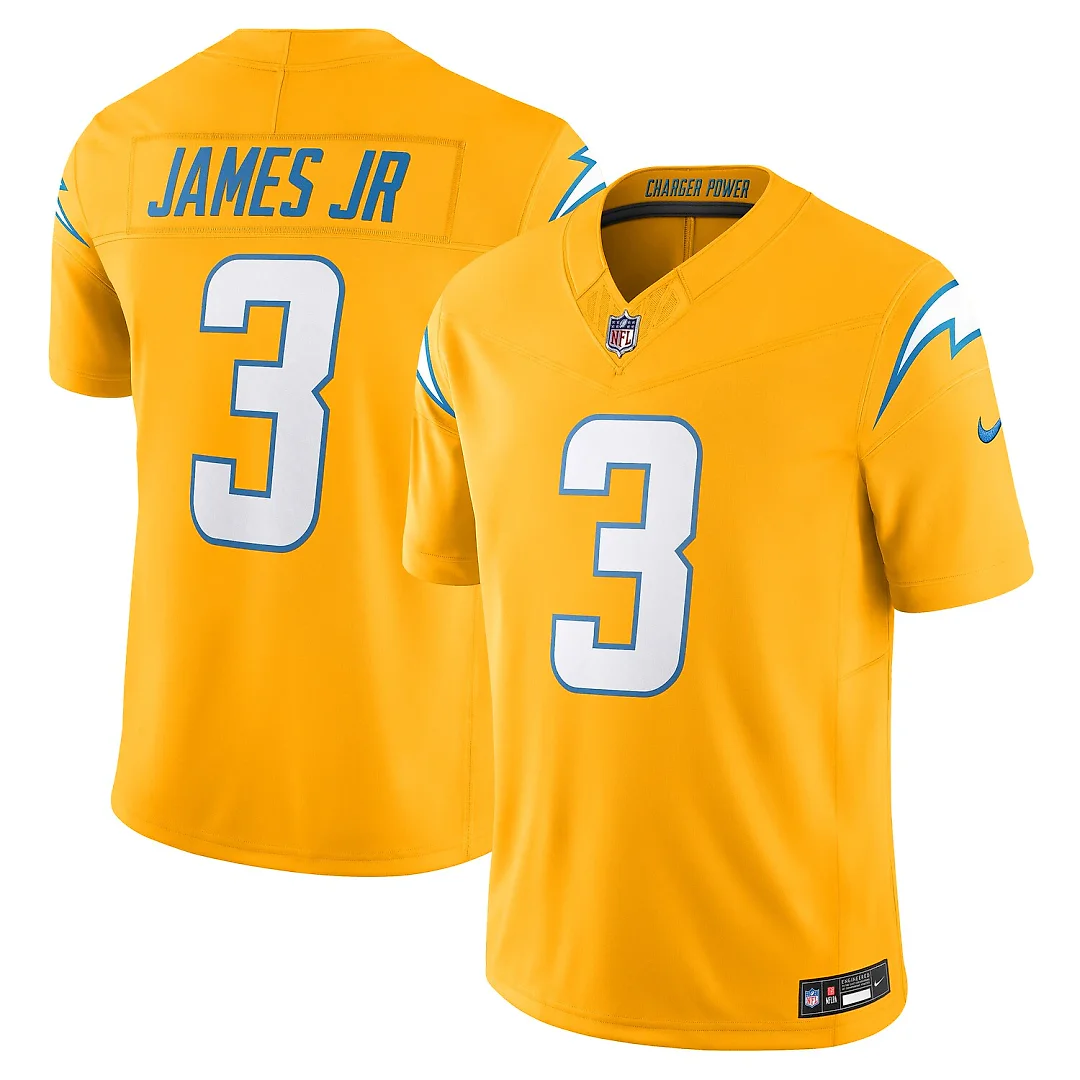 Zennovawear Derwin James Jr. Los Angeles Chargers Alternate Charger Power Vapor FUSE. Limited Jersey - Gold