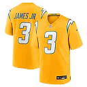 Zennovawear Derwin James Jr. Los Angeles Chargers Alternate Charger Power Game Player Jersey - Gold