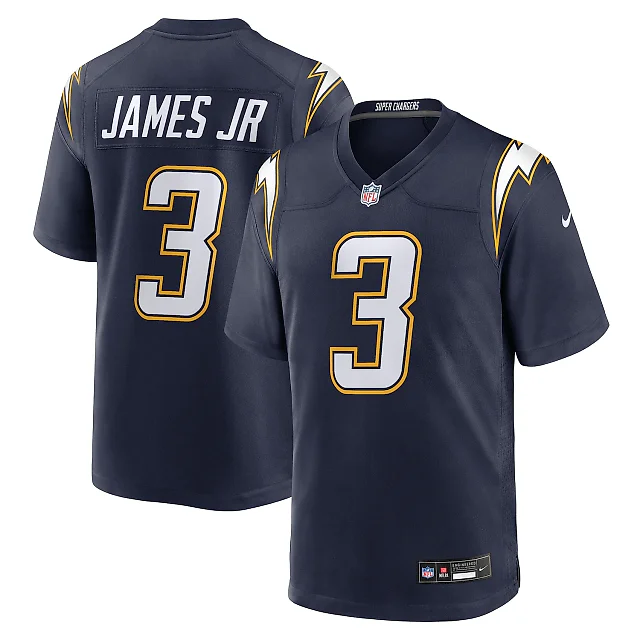 Zennovawear Derwin James Jr. Los Angeles Chargers Alternate Super Chargers Game Jersey - Navy