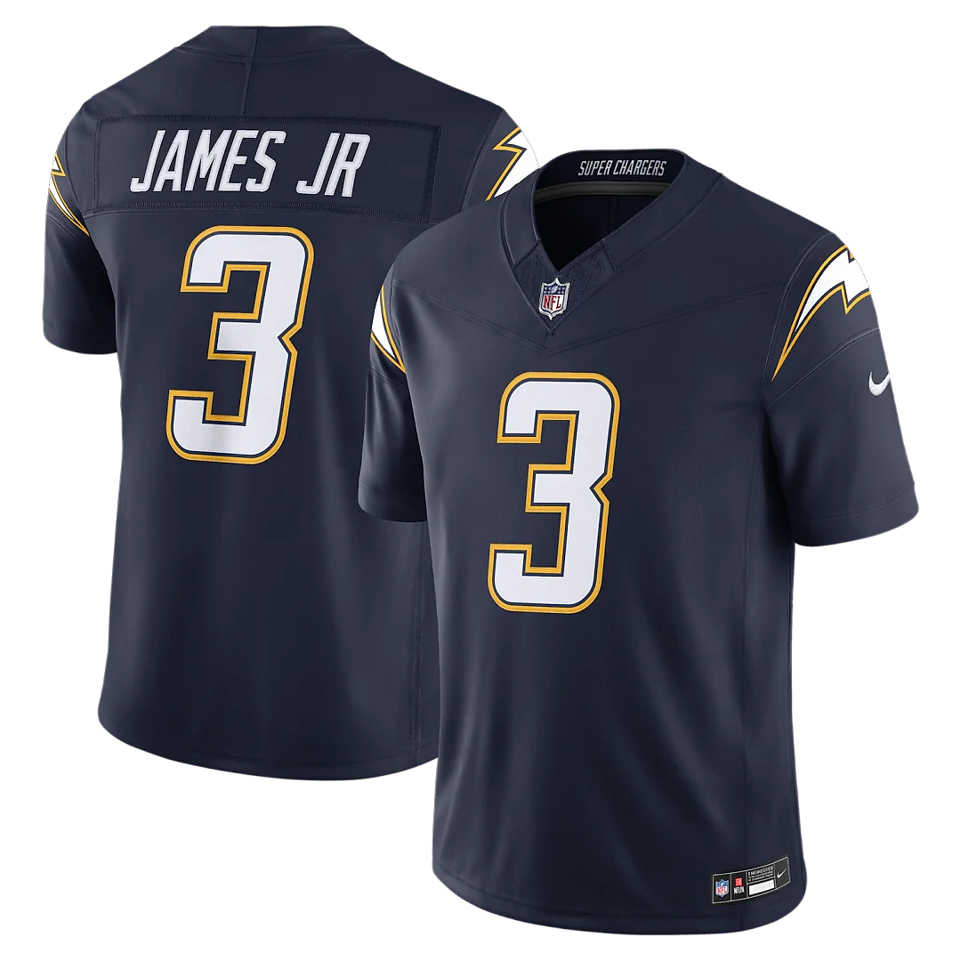 Zennovawear Derwin James Jr. Los Angeles Chargers Alternate Super Chargers Vapor FUSE. Stitched Limited Jersey - Navy