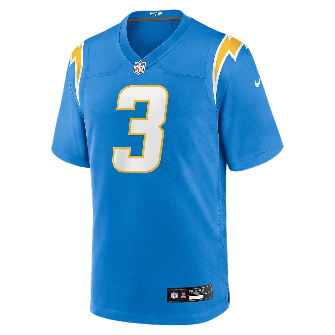 Zennovawear Derwin James Jr. Los Angeles Chargers Game Jersey - Powder Blue