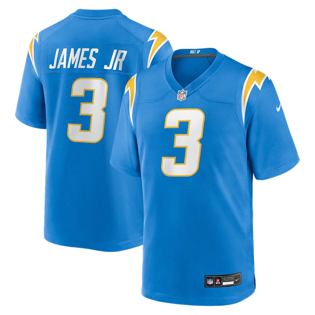 Zennovawear Derwin James Jr. Los Angeles Chargers Game Jersey - Powder Blue