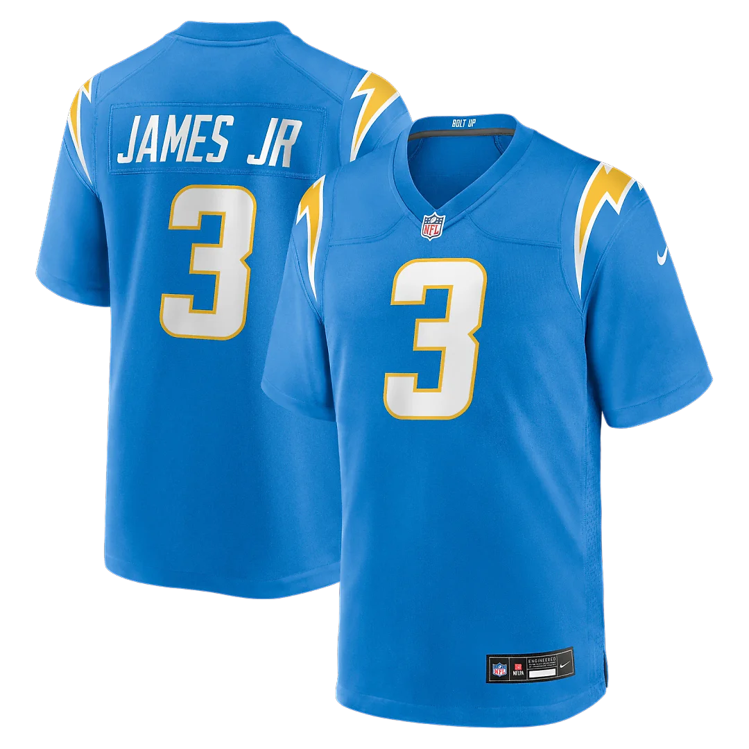 Zennovawear Derwin James Jr. Los Angeles Chargers Game Jersey - Powder Blue