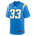 Zennovawear Derwin James Los Angeles Chargers Game Player Jersey - Powder Blue