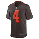 Zennovawear Deshaun Watson Cleveland Browns Alternate Game Jersey - Brown