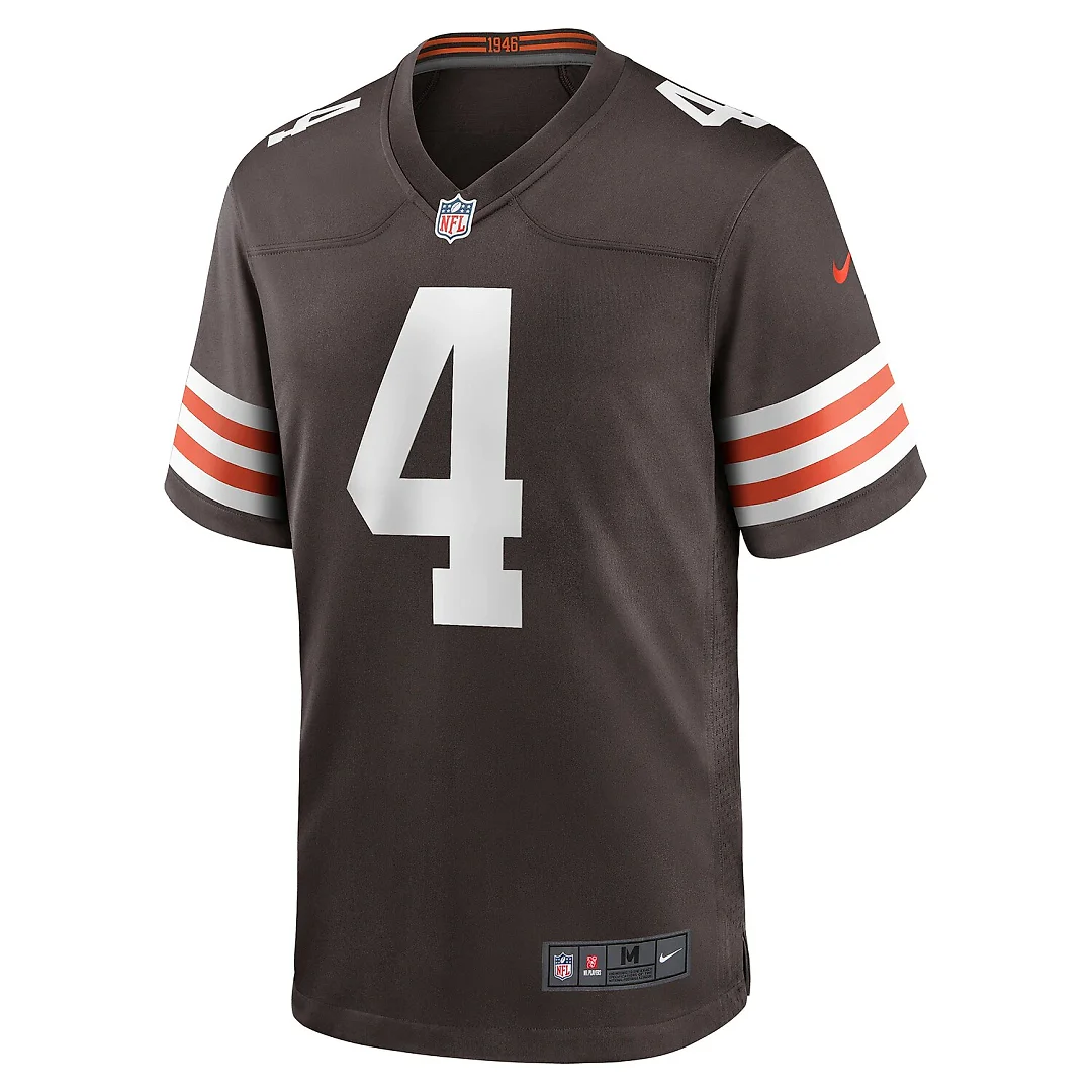 Zennovawear Deshaun Watson Cleveland Browns Game Jersey - Brown