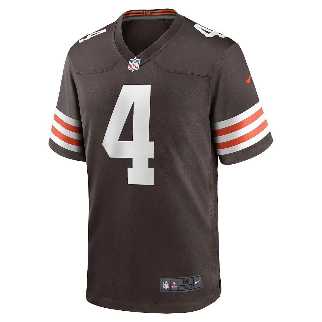 Zennovawear Deshaun Watson Cleveland Browns Game Jersey - Brown
