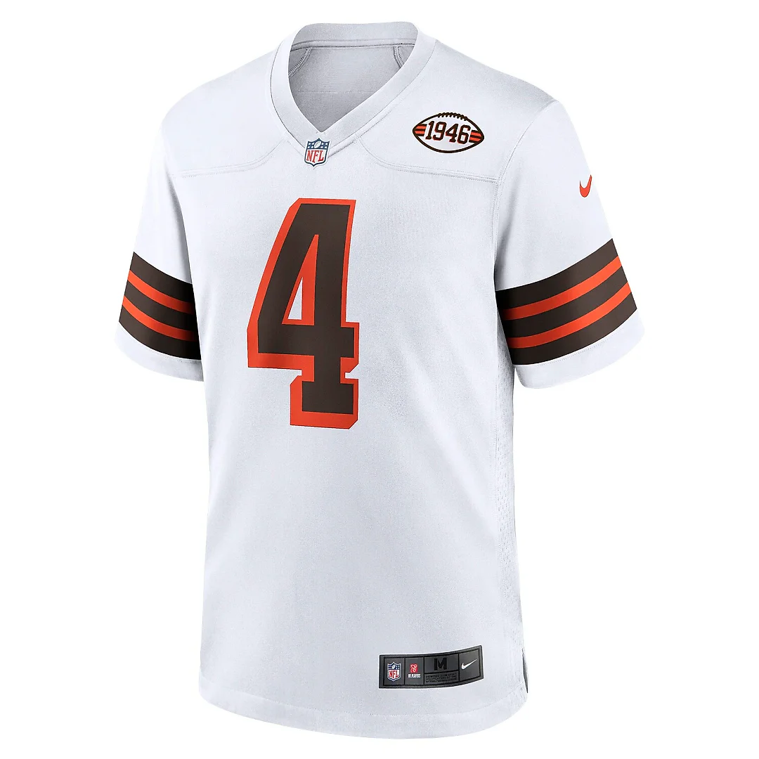 Zennovawear Deshaun Watson Cleveland Browns Alternate Game Jersey - White