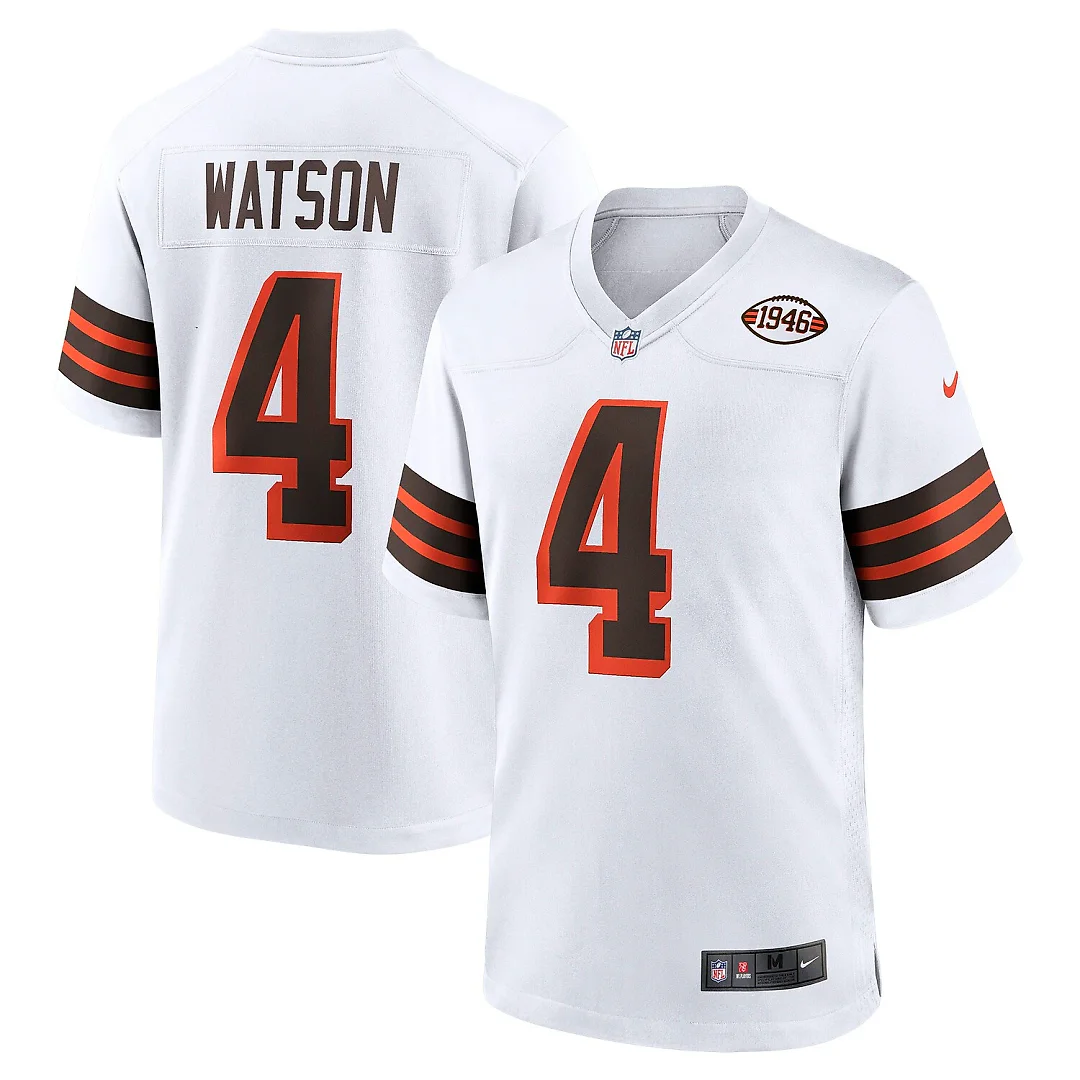 Zennovawear Deshaun Watson Cleveland Browns Alternate Game Jersey - White