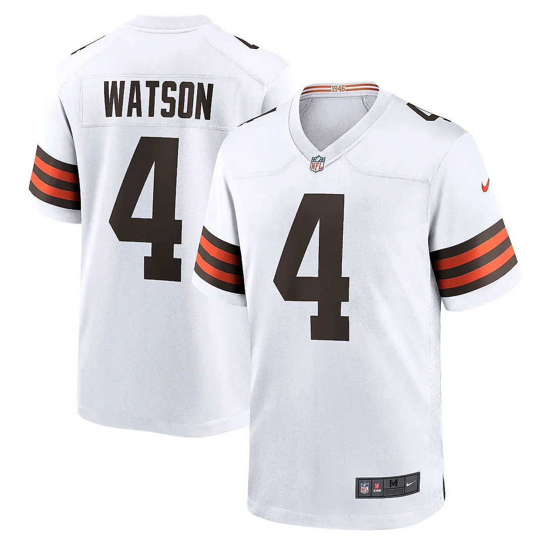 Zennovawear Deshaun Watson Cleveland Browns Game Jersey - White