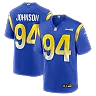 Zennovawear Desjuan Johnson Los Angeles Rams Home Game Jersey - Royal