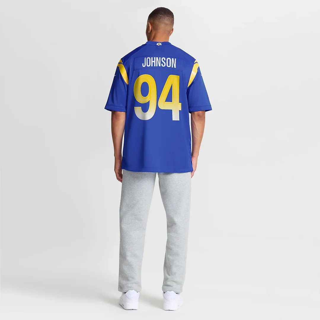 Zennovawear Desjuan Johnson Los Angeles Rams Home Game Jersey - Royal