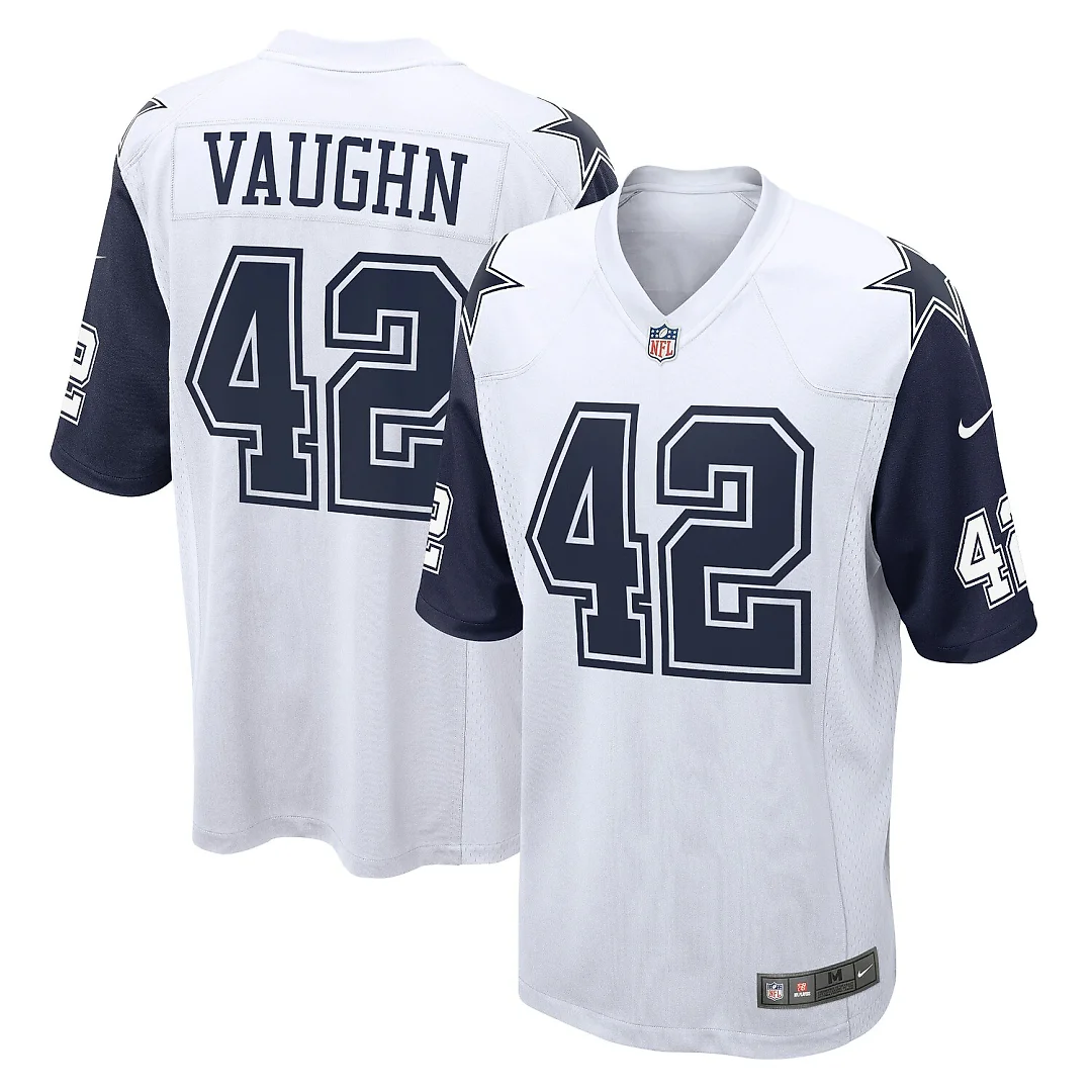 Zennovawear Deuce Vaughn Dallas Cowboys Alternate Game Team Jersey - White