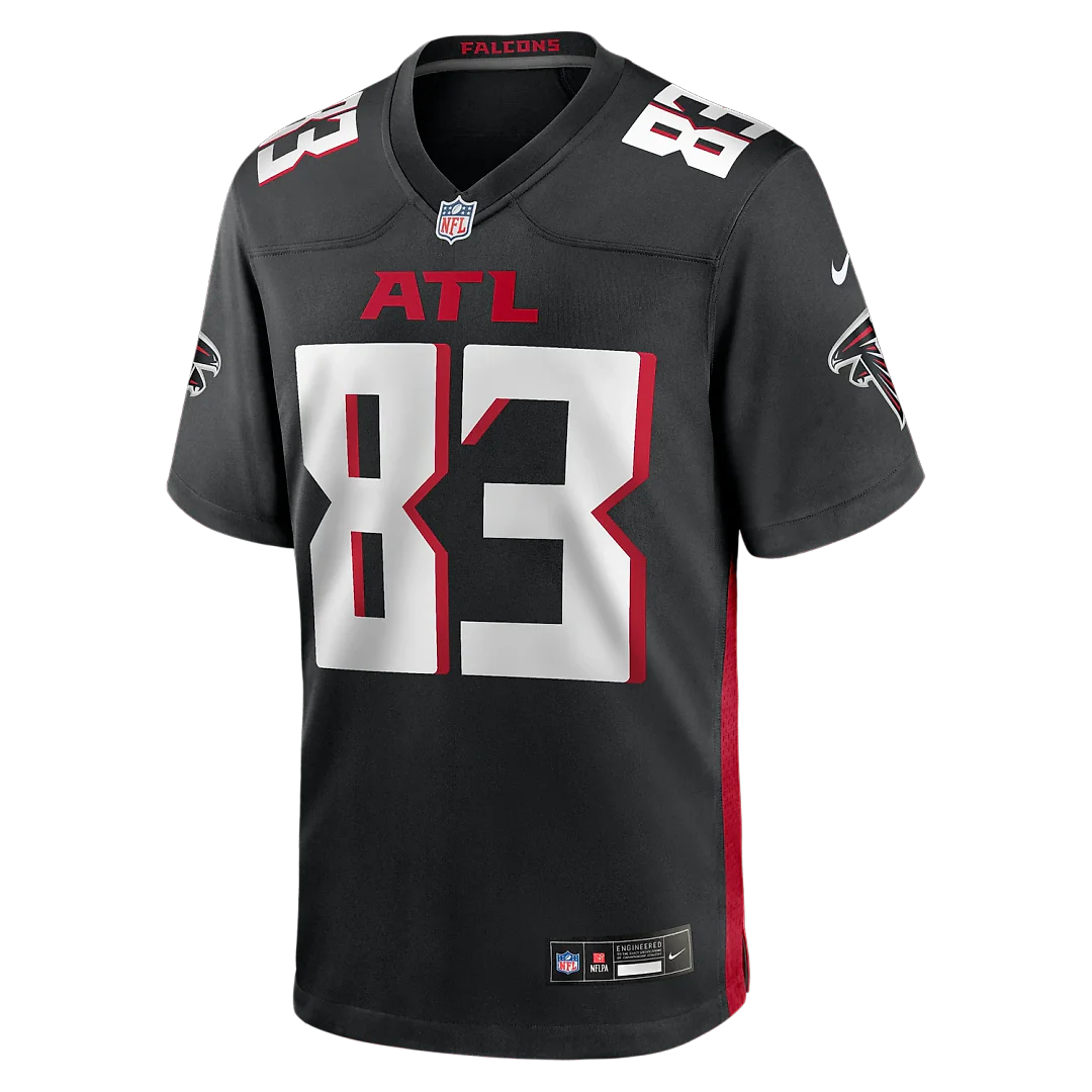 Zennovawear Deven Thompkins Atlanta Falcons Team Game Jersey - Black