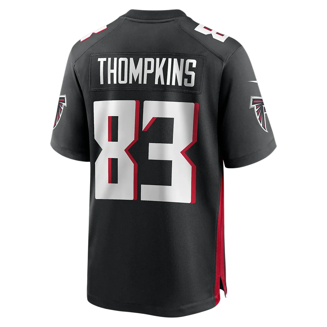 Zennovawear Deven Thompkins Atlanta Falcons Team Game Jersey - Black