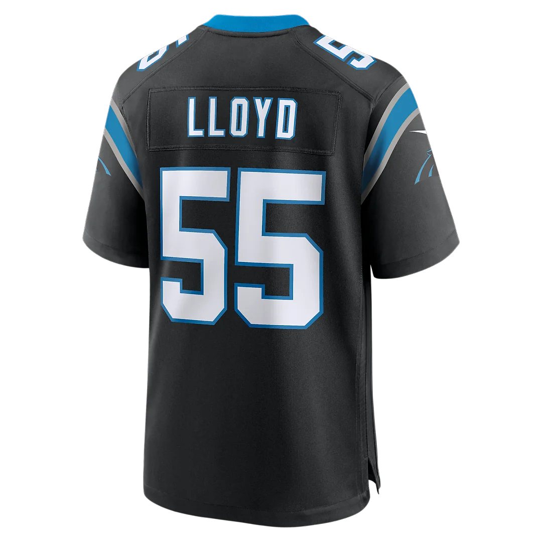 Zennovawear Devin Lloyd Carolina Panthers Team Game Jersey - Black