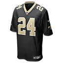 Zennovawear Devin Neal New Orleans Saints Team Game Jersey - Black
