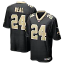 Zennovawear Devin Neal New Orleans Saints Team Game Jersey - Black